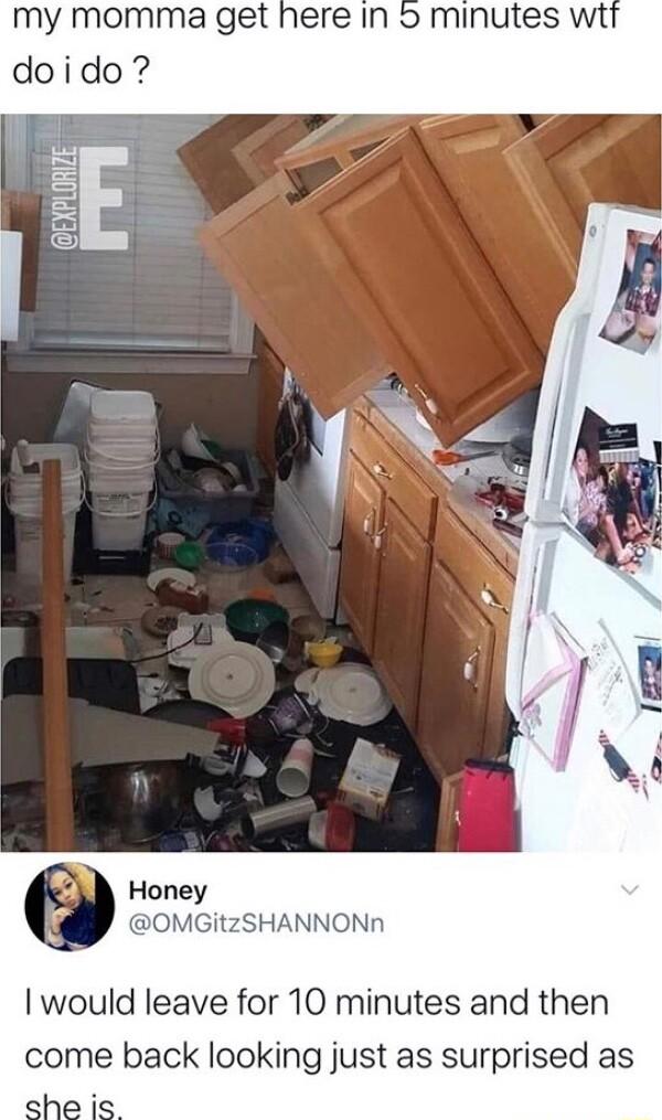 OMG HANNONRN would leave for 10 minutes and then come back looking just as surprised as