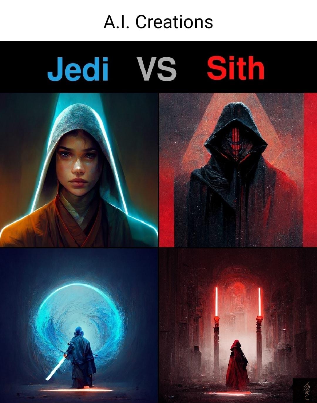 ALl Creations Jedi VS Sith