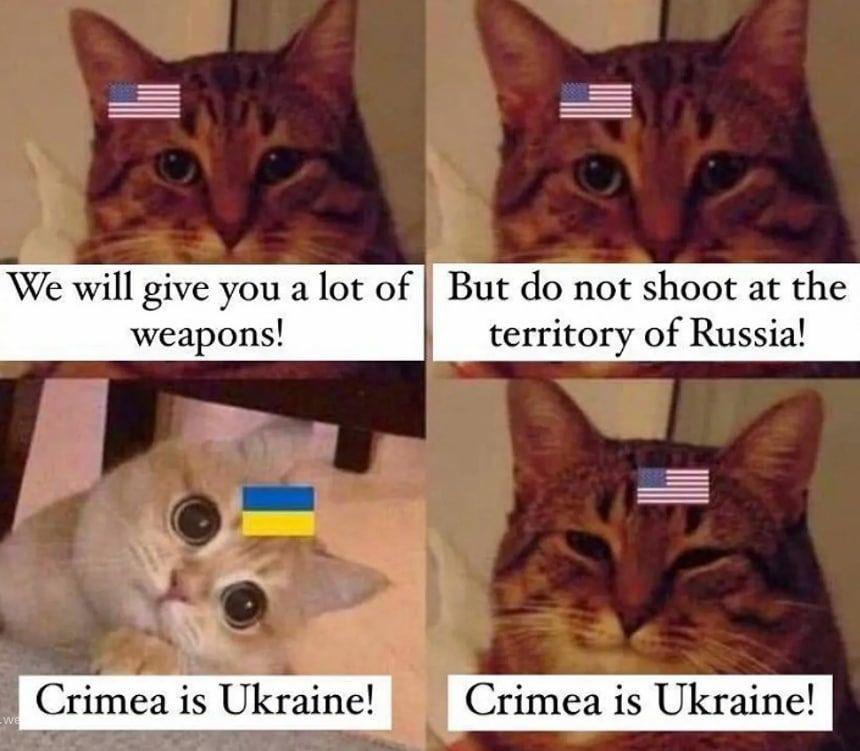 We will give you a lot of But do not shoot at the weapons territory of Russia 1 4 V N Crimea is Ukraine Crimea is Ukraine
