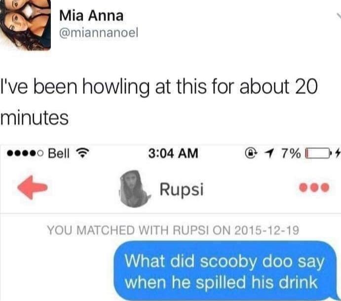Mia Anna miannanoel ve been howling at this for about 20 minutes 7 304 AM 1 7 Rupsi ooe
