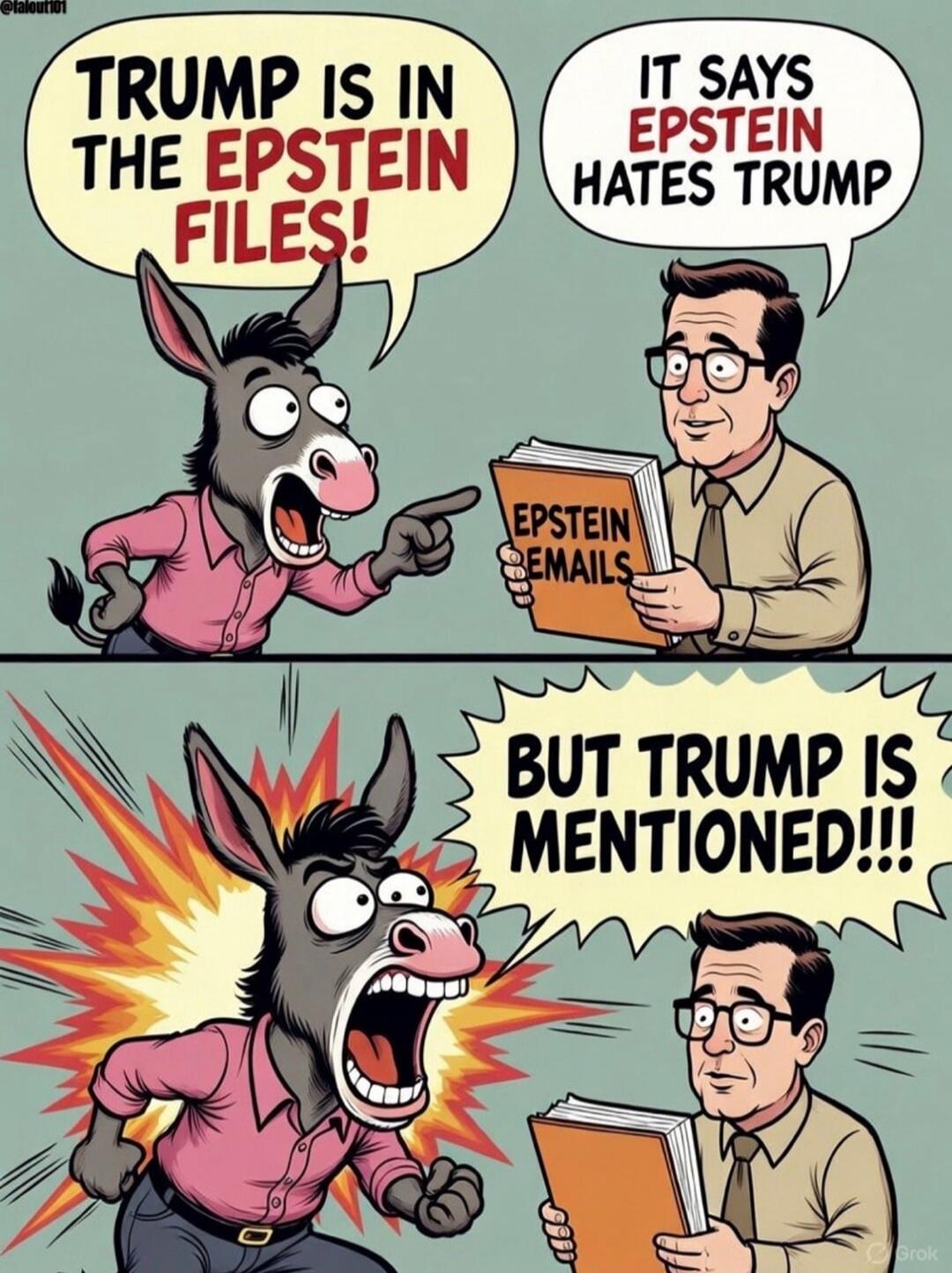 TRUMP IS IN THE EPSTEIN FILES! IT SAYS EPSTEIN HATES TRUMP. EPSTEIN EMAILS. BUT TRUMP IS MENTIONED!!!