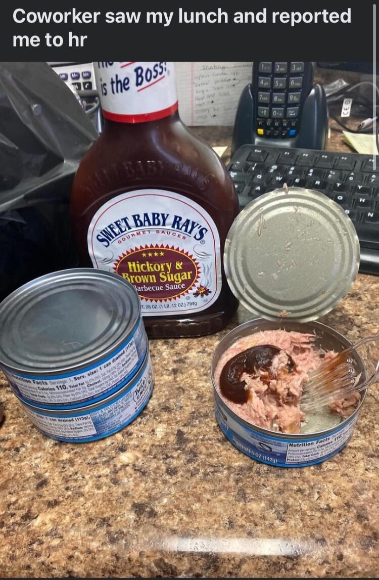 Coworker saw my lunch and reported