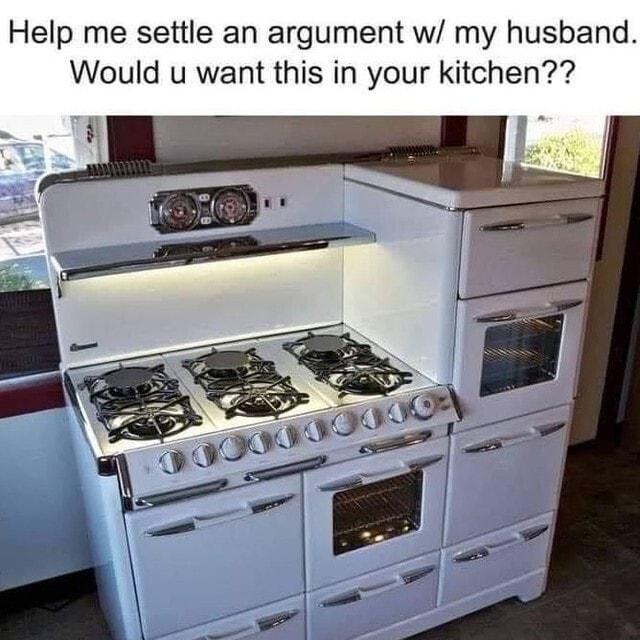 Help me settle an argument w my husband Would u want this in your kitchen