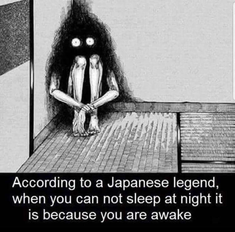 JaXeleZelfo1Te t Jaanese Ied when you can not sleep at night it is because you are awake