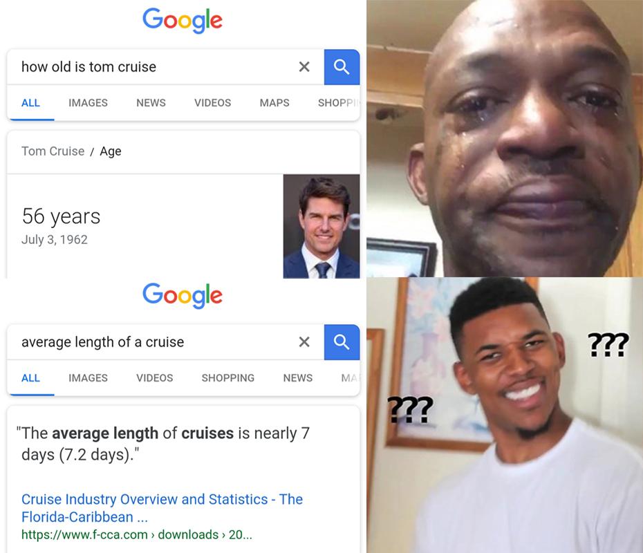 Goodl how old is tom cruise X B ALL IMAGES NEWS VIDEOS MAPS SHOP Tom Cruise Age 56 years f July 31962 average length of a cruise X ALL IMAGES VIDEOS SHOPPING NEWS M The average length of cruises is nearly 7 days 72 days Cruise Industry Overview and Statistics The Florida Caribbean httpswwwf ccacom downloads 20