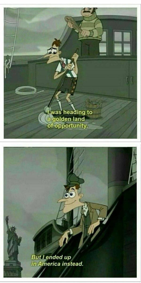 But ended up inAmerica instead