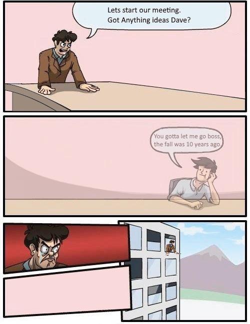 Lets start our meeting Got Anything ideas Dave