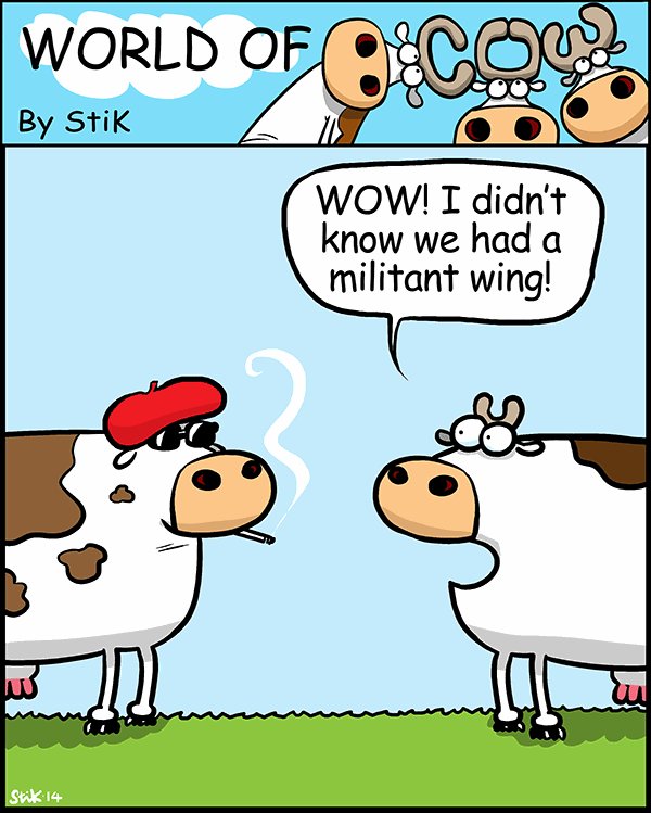 WOW I didnt know we had a militant wing