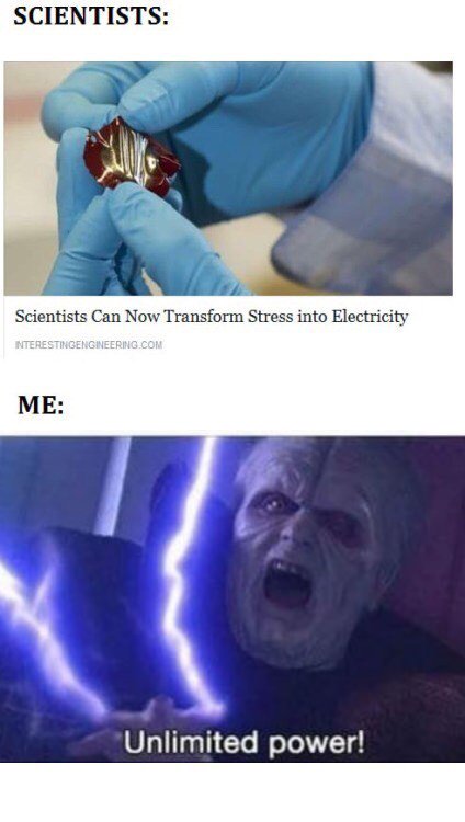 Scientists Can Now Transform Stress into Electricity ME Unlimited power