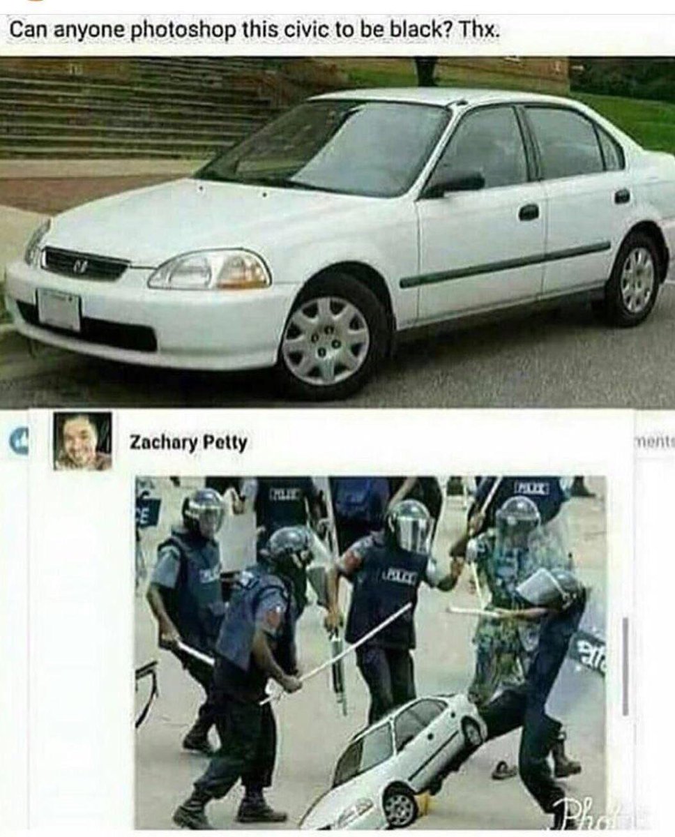 Can anyone photoshop this civic to be black Thx