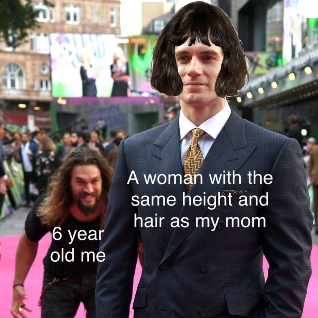 same height and hair as my mom P