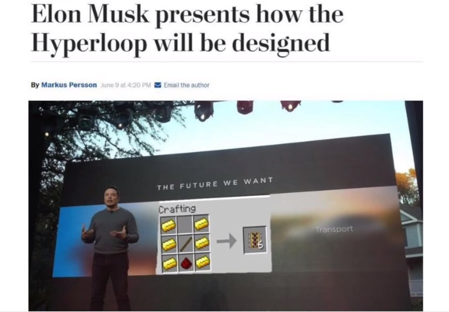 Elon Musk presents how the Hyperloop will be designed By Markus Persson e