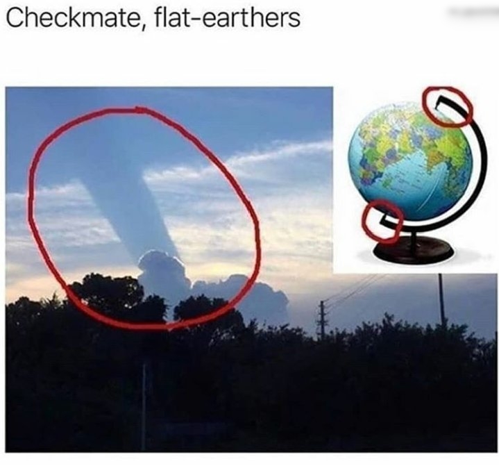Checkmate flat earthers
