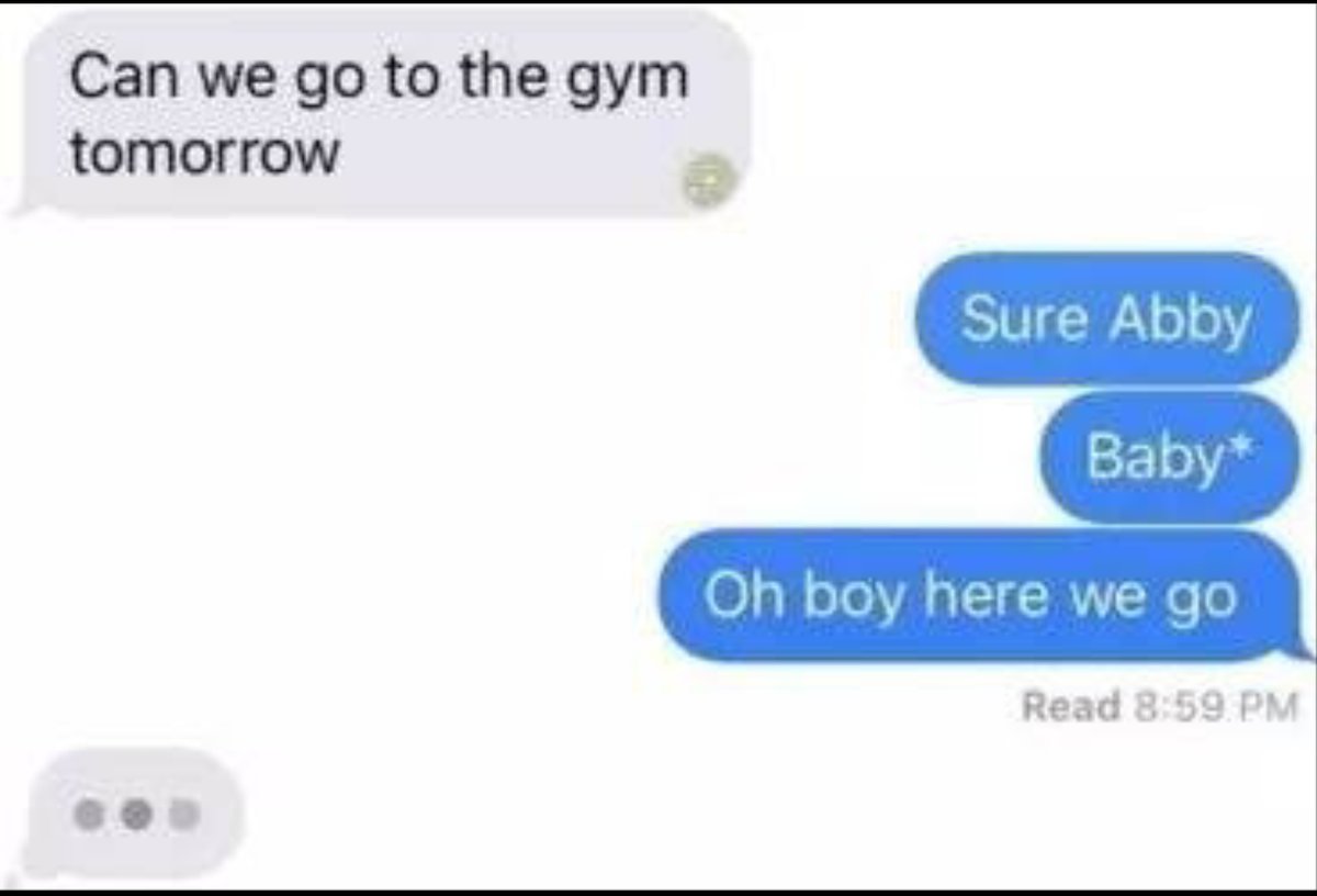 Can we go to the gym tomorrow een