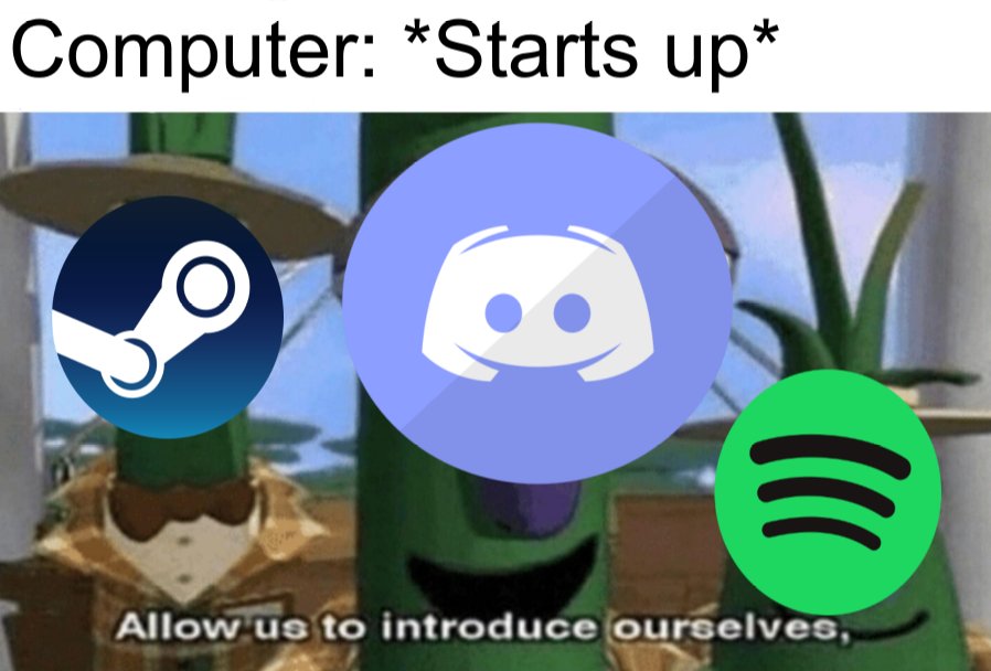 Computer Starts up Allowus to introduce ourselves J o T