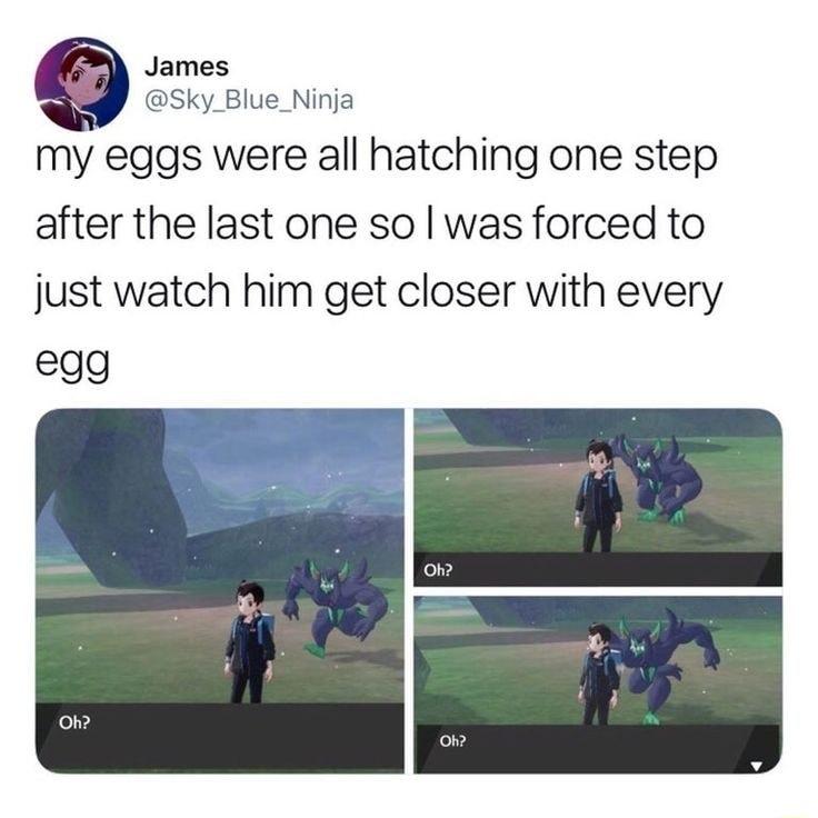 James Sky_Blue_Ninja my eggs were all hatching one step after the last one so was forced to just watch him get closer with every 99