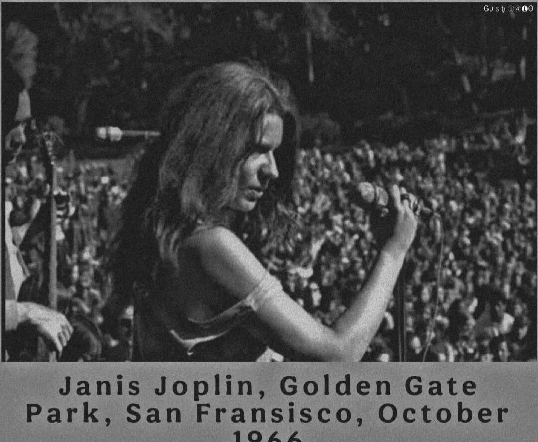 Janis Joplin, Golden Gate Park, San Francisco, October 1966