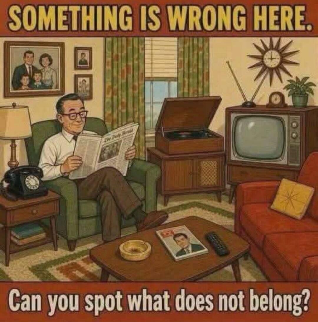 SOMETHING IS WRONG HERE. Can you spot what does not belong?
