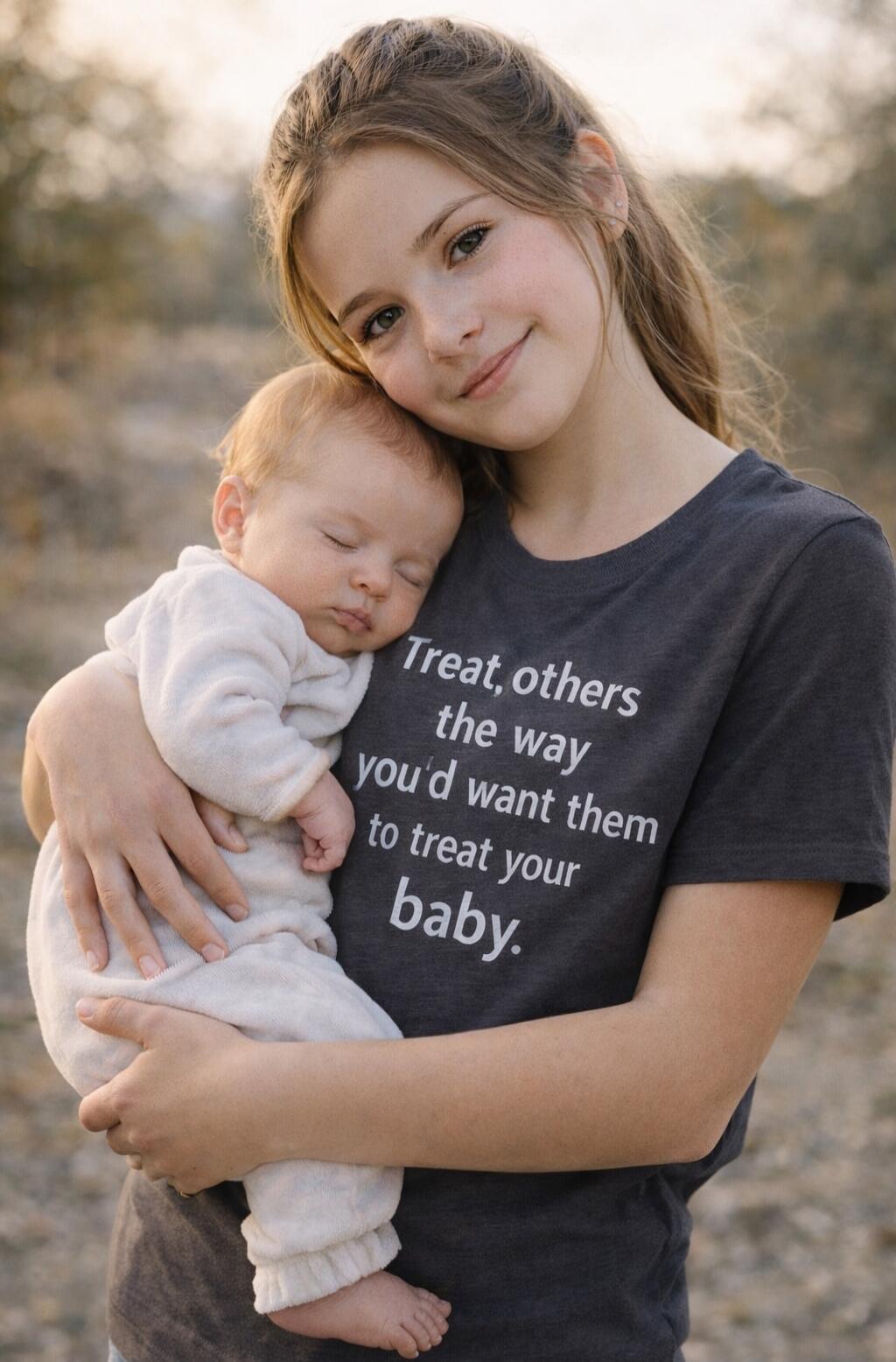 Treat, others the way you'd want them to treat your baby.