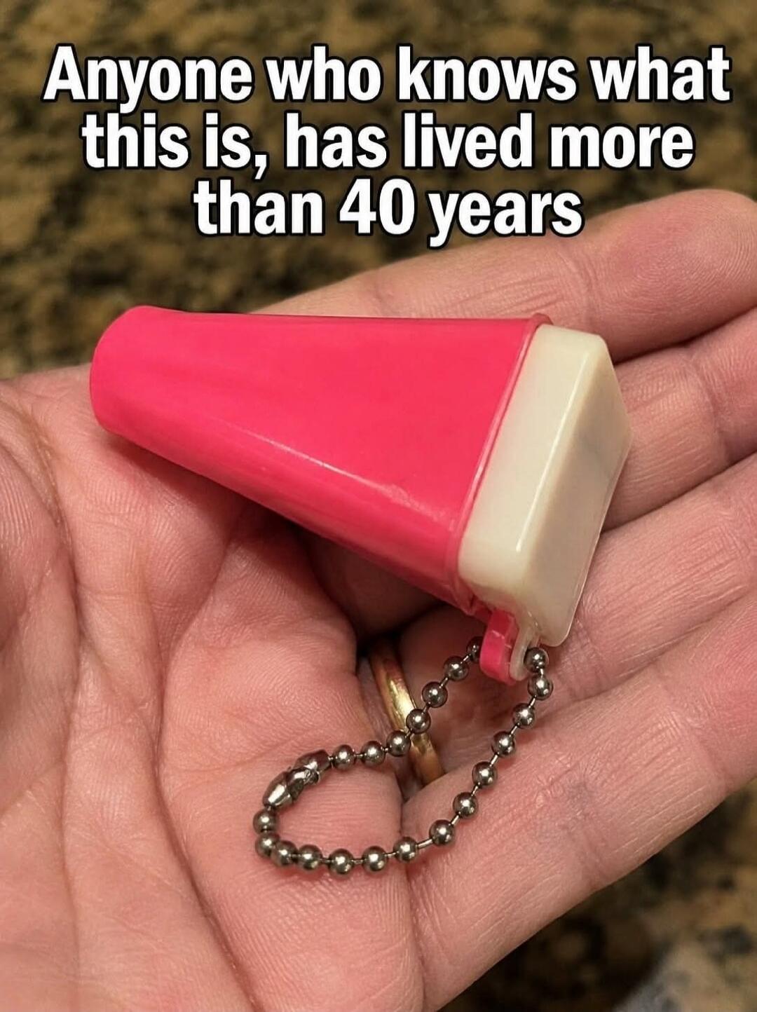 Anyone who knows what this is, has lived more than 40 years