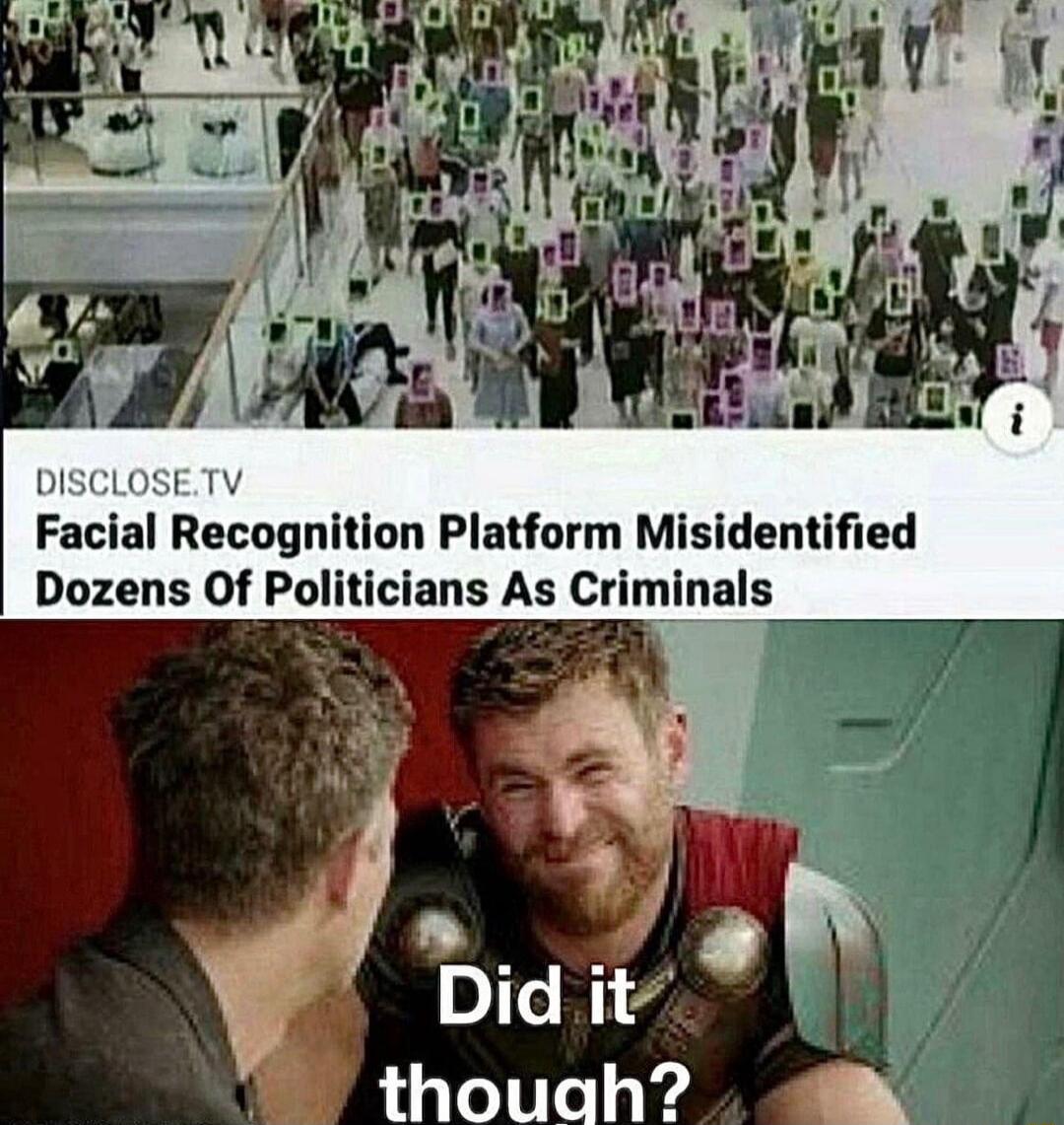 Facial Recognition Platform Misidentified Dozens Of Politicians As Criminals
