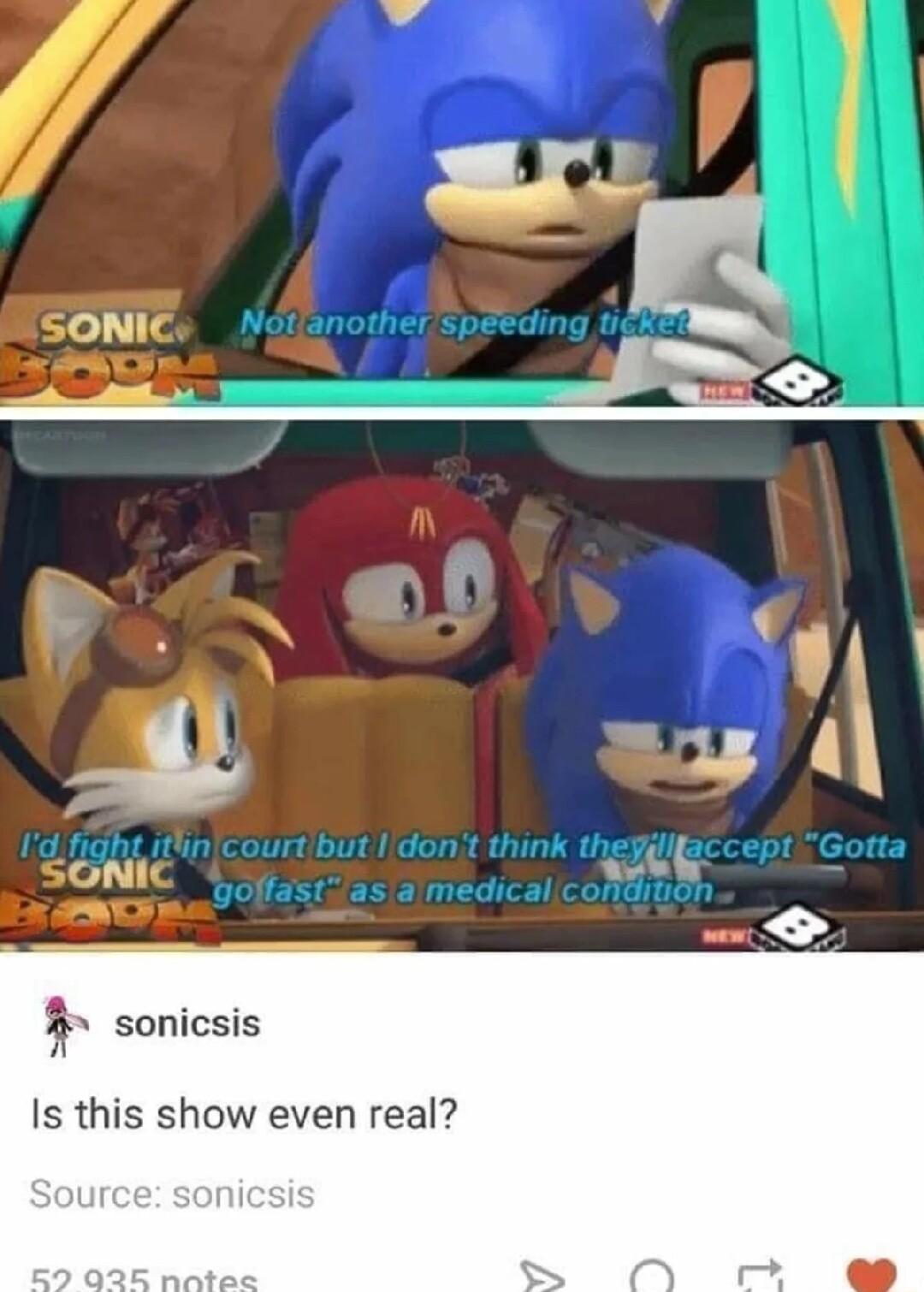 sonicsis Is this show even real