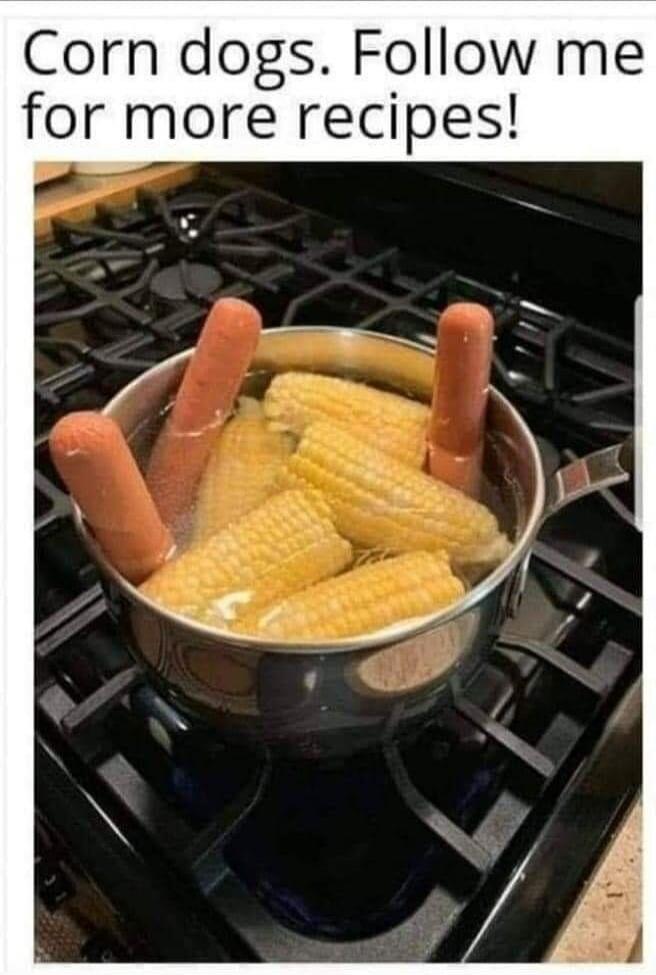Corn dogs. Follow me for more recipes!