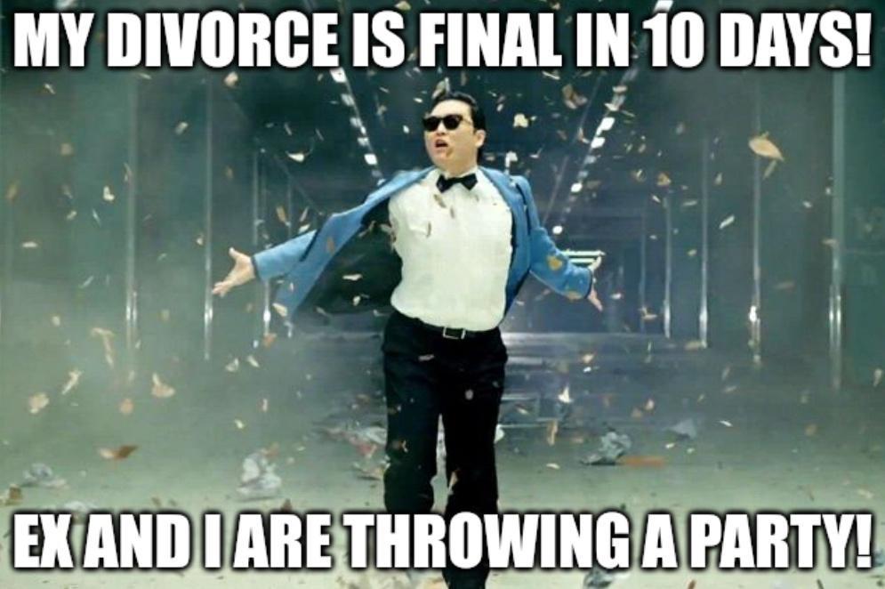 MY DIVORCE IS FINAL IN 10 DAYS _A Sy EXANDIARETH ROWINGAPARTYY