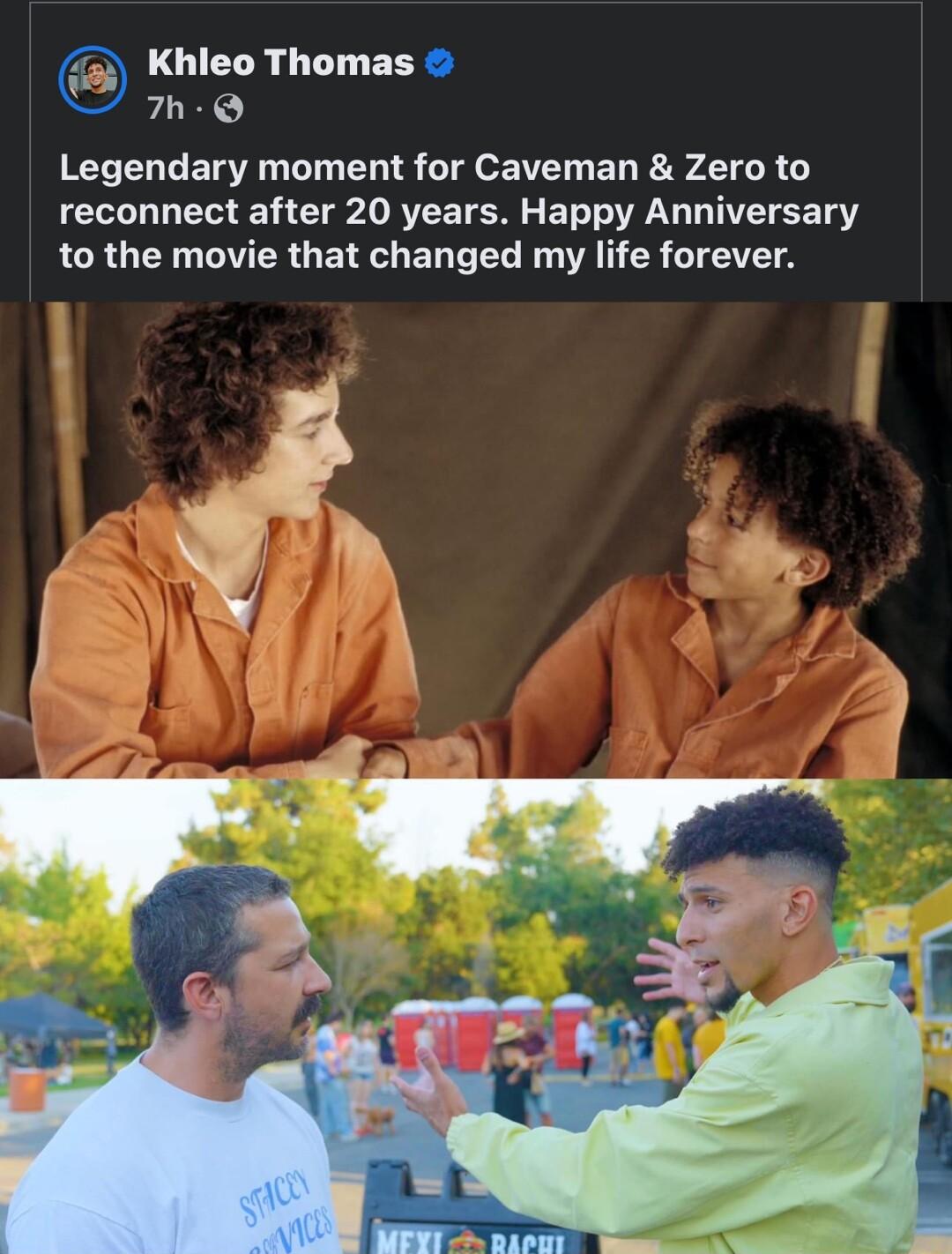 LGIELR T B 7h Q T ETSVEL U1 CU I G o T B R LT R O reconnect after 20 years Happy Anniversary to the movie that changed my life forever