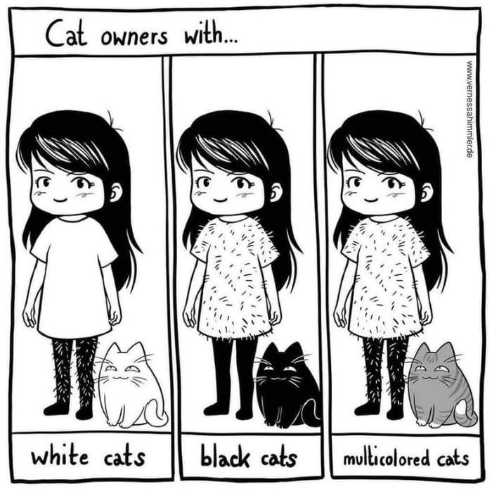 Cat owners with