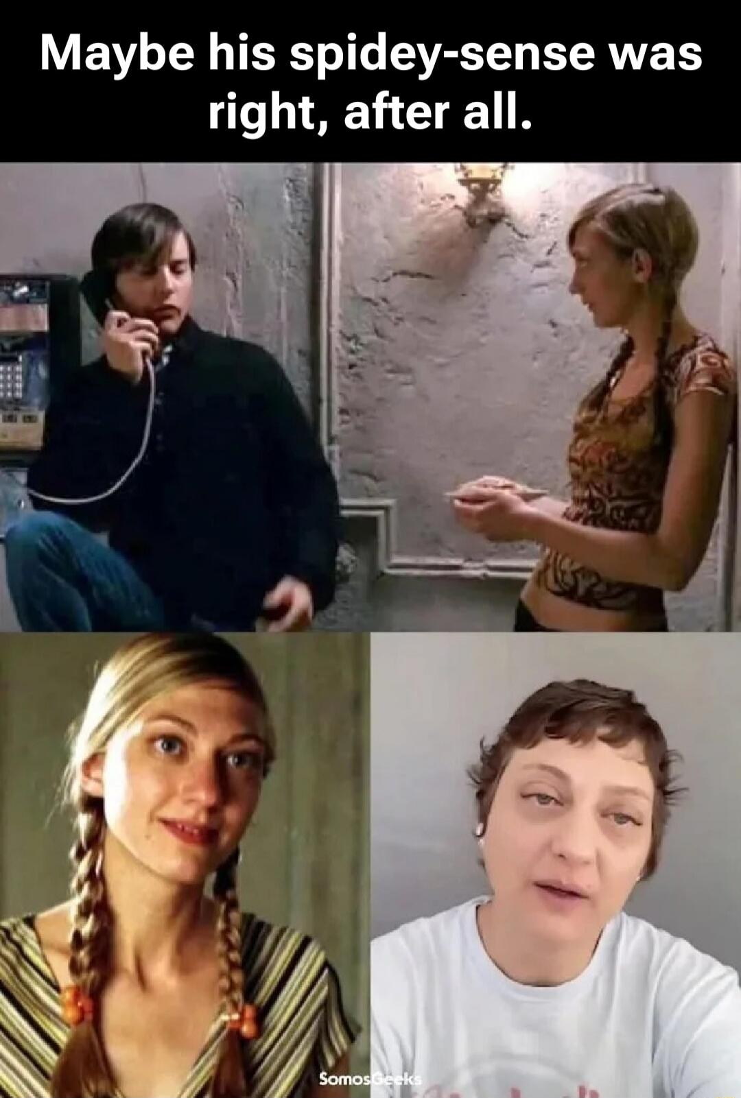 Maybe his spidey-sense was right, after all.