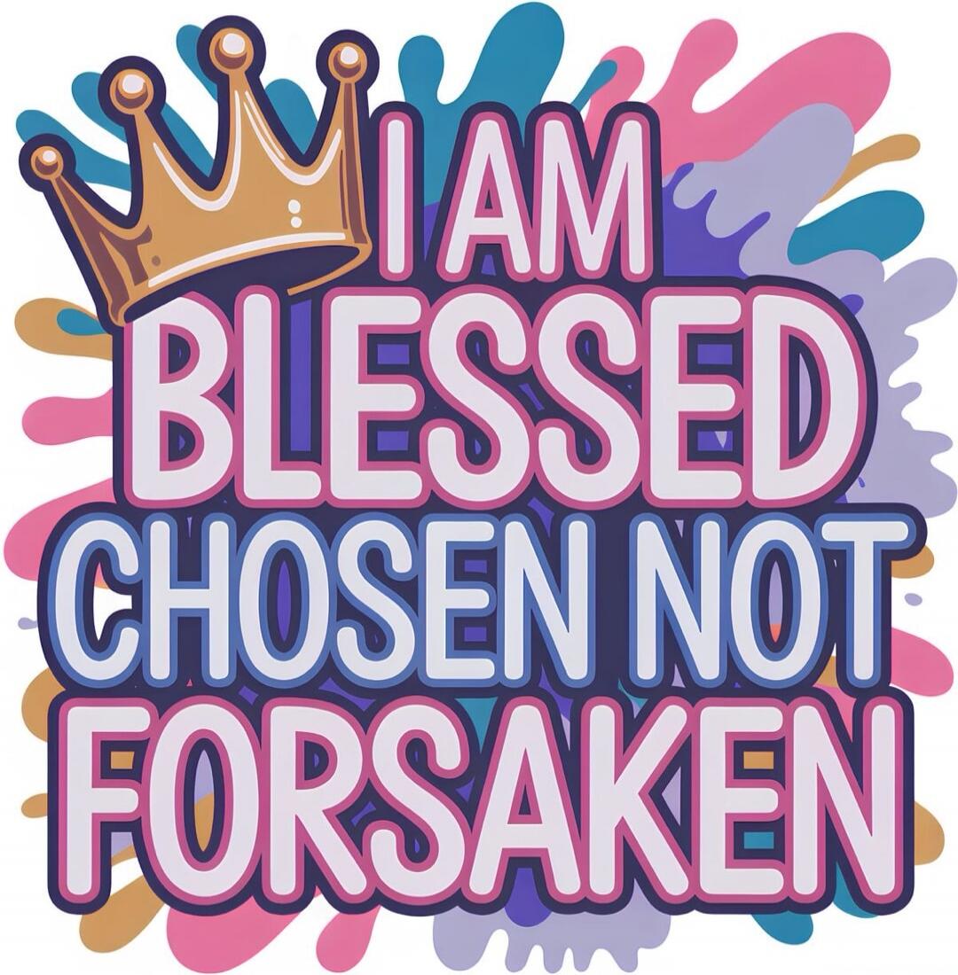 I AM BLESSED CHOSEN NOT FORSAKEN