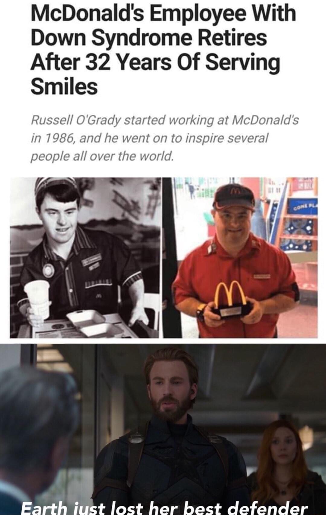 McDonalds Employee With Down Syndrome Retires After 32 Years Of Serving 1 v BaFRUR ot her bet defender