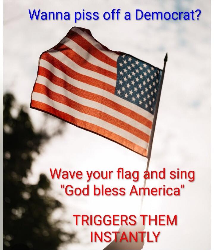 Wanna piss off a Democrat? Wave your flag and sing 