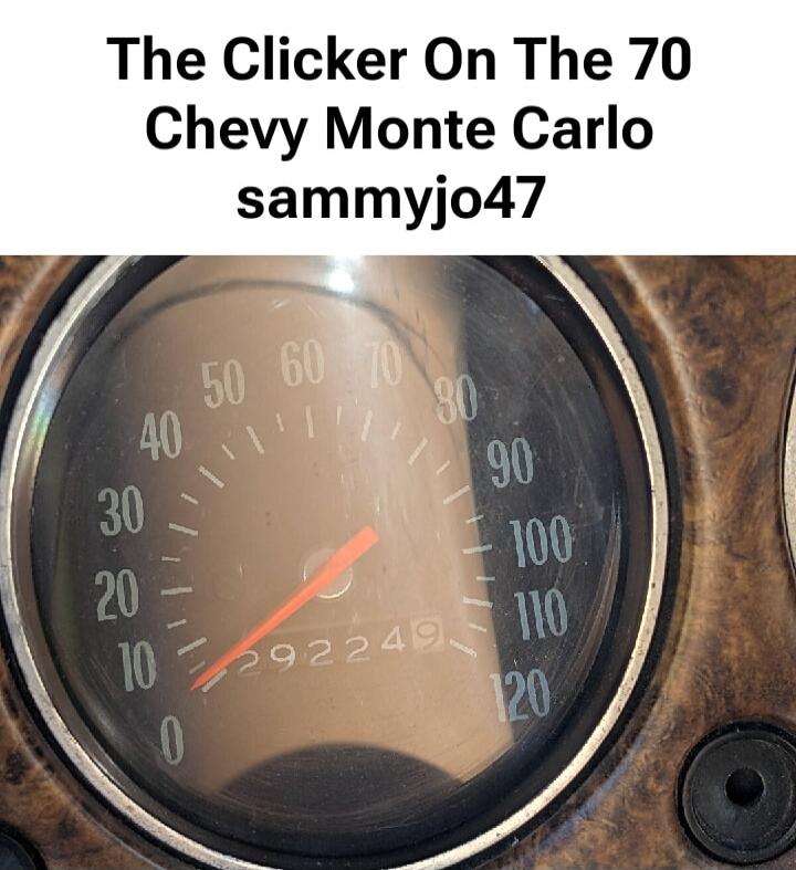 The Clicker On The 70 Chevy Monte Carlo sammyjo47