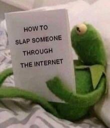 HOW TO SLAP SOMEONE THROUGH THE INTERNET