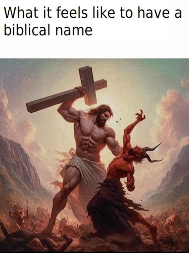 What it feels like to have a biblical name