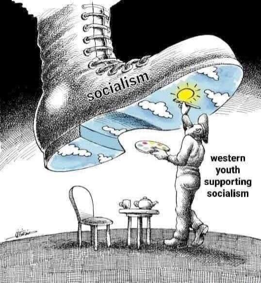 socialism; western youth supporting socialism