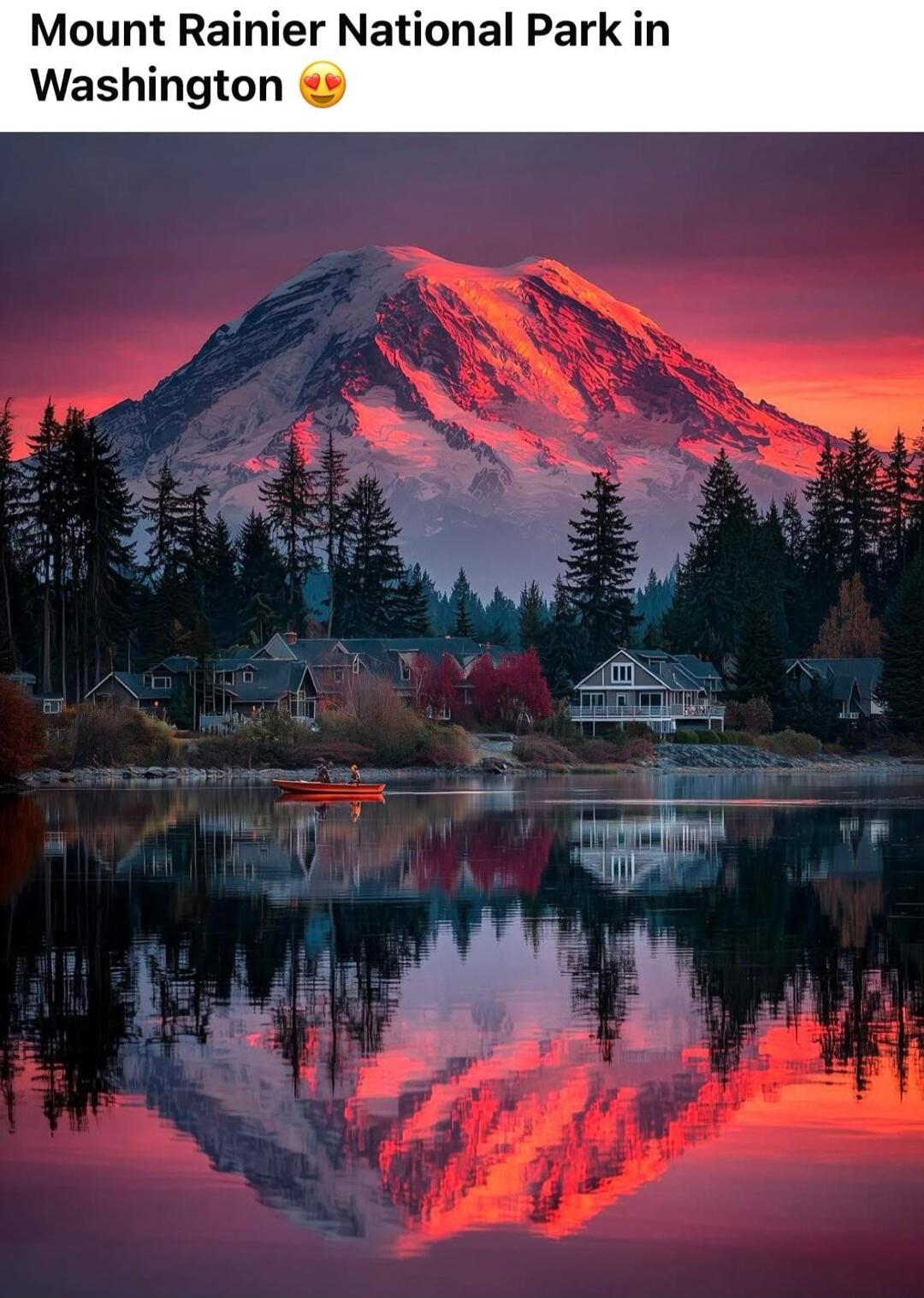 Mount Rainier National Park in Washington 😍