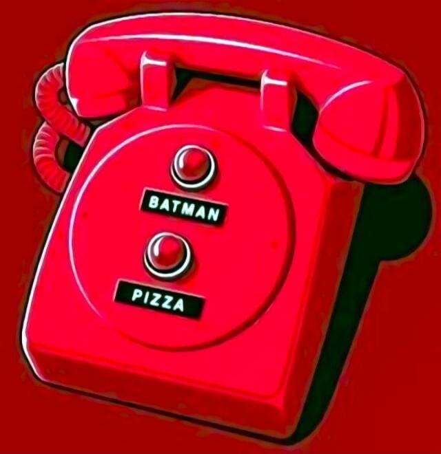BATMAN, PIZZA