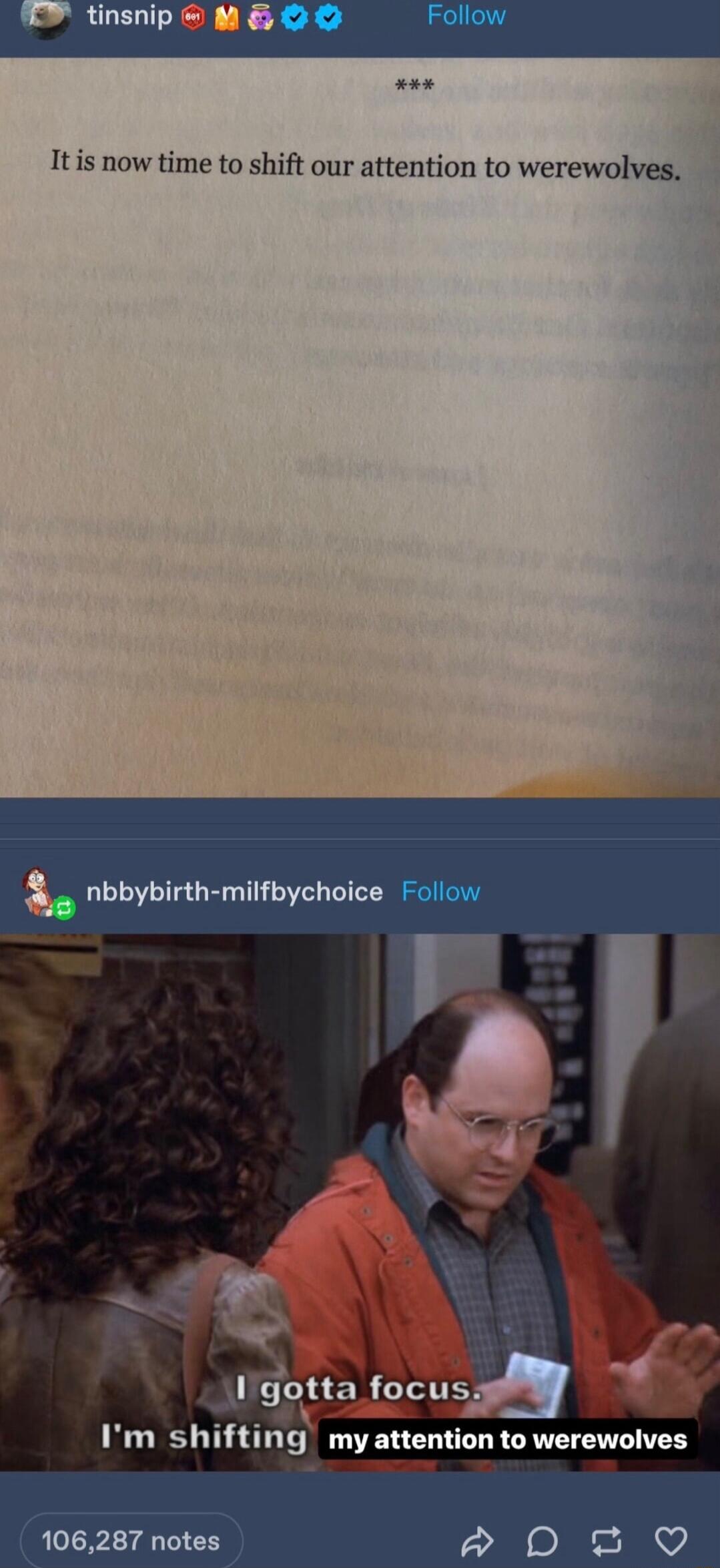 Itis now time to shift our attention to werewolves