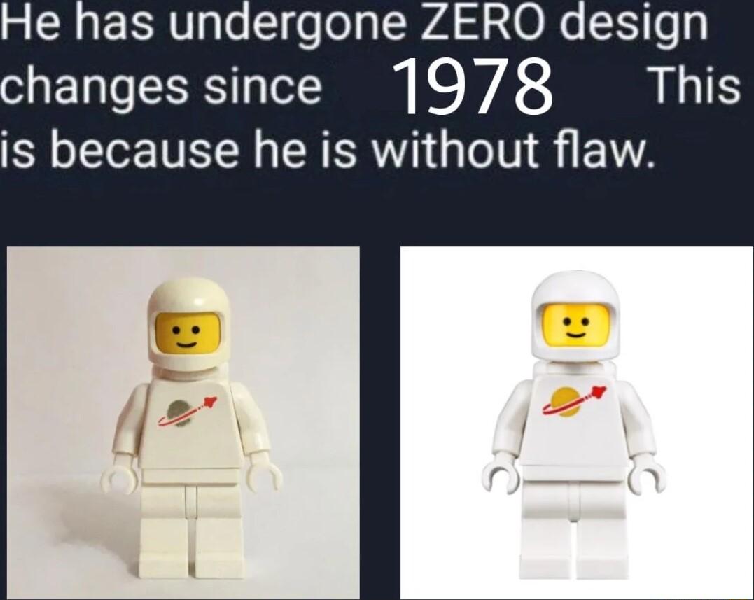 He has undergone ZERO design QETTTCRT oS O I S T is because he is without flaw