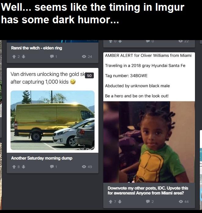 Well seems like the timing in Imgur LERRETe NG E T Q1T o ling 12 2018 oray HyundaiSanta Fo after capturing 100 Abductad by unknown bisck e i p n hero anc e onth ook ot