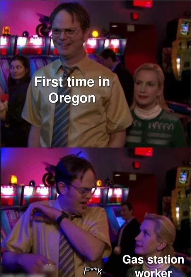 PR s i First time in 0 Yo o3 a P 3 y URT 3 Gas station oy y k worker