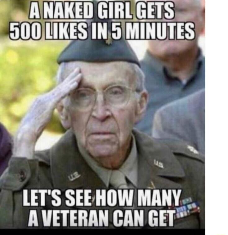 LETS SEEHOW MANY A VETERAN CAN GET