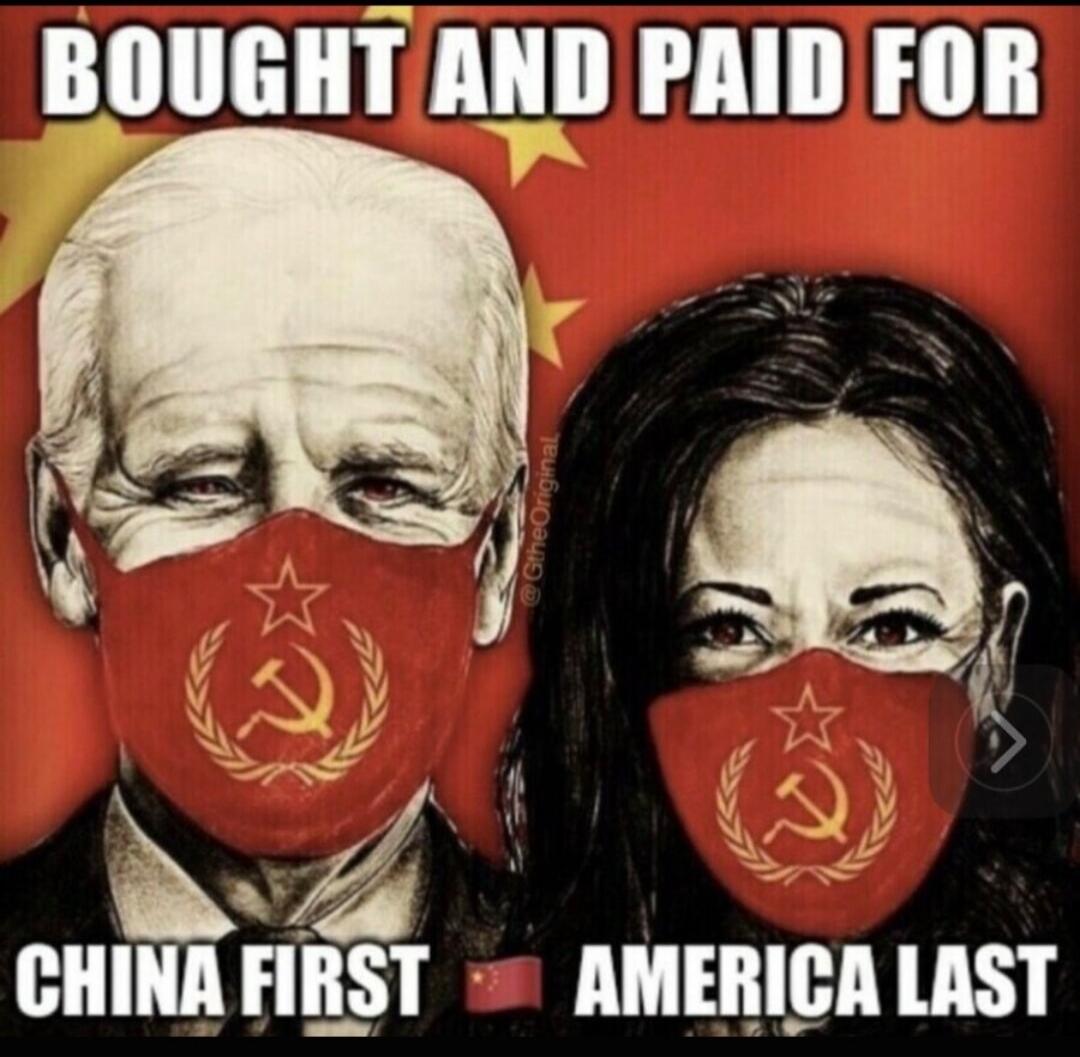 BOUGHT AND PAID FOR CHINA FIRST AMERICA LAST