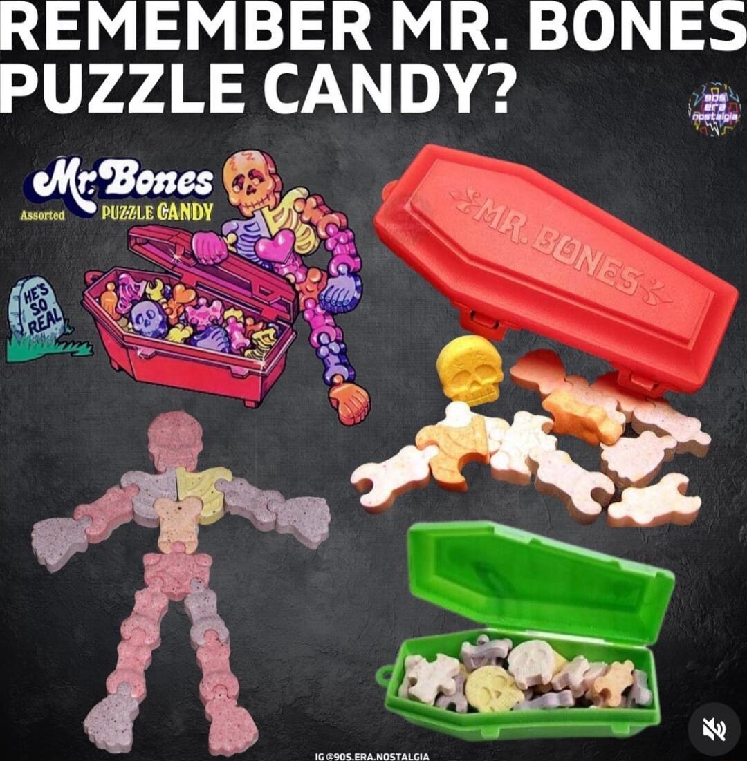 REMEMBER MR BONES PUZZLE CANDY