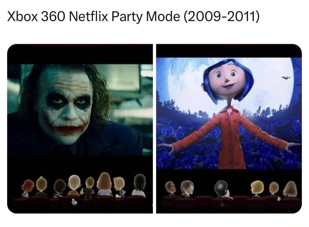 Xbox 360 Netflix Party Mode 2009 2011