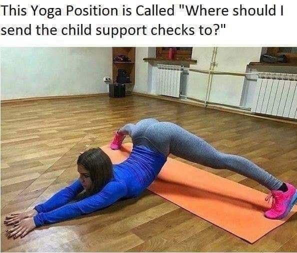 This Yoga Position is Called Where should send the child support checks to