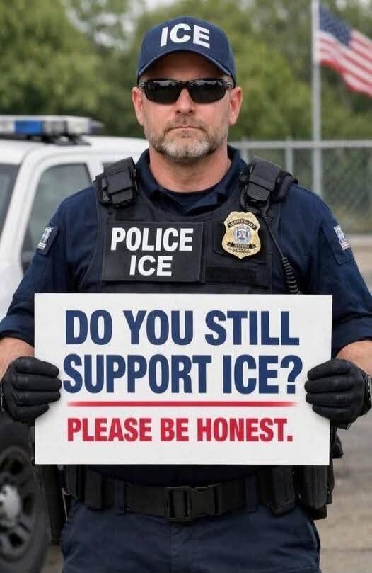 DO YOU STILL SUPPORT ICE? PLEASE BE HONEST.